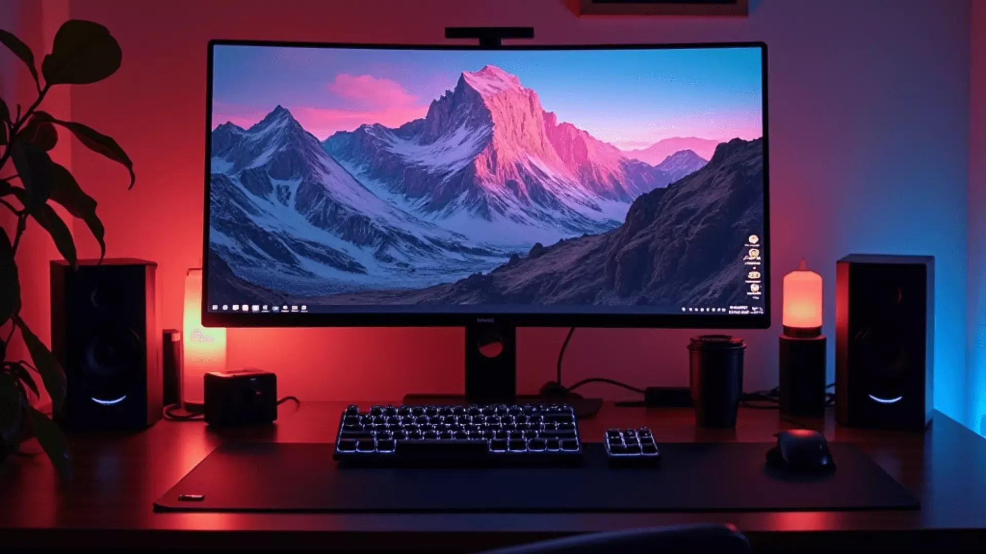 Notebook and keyboard with review planning notes